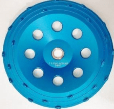 PCD Diamond Cup Ag Wheels 7 CUP PCD AG24 NT Diamond Tool Store 7" - 24 Segment