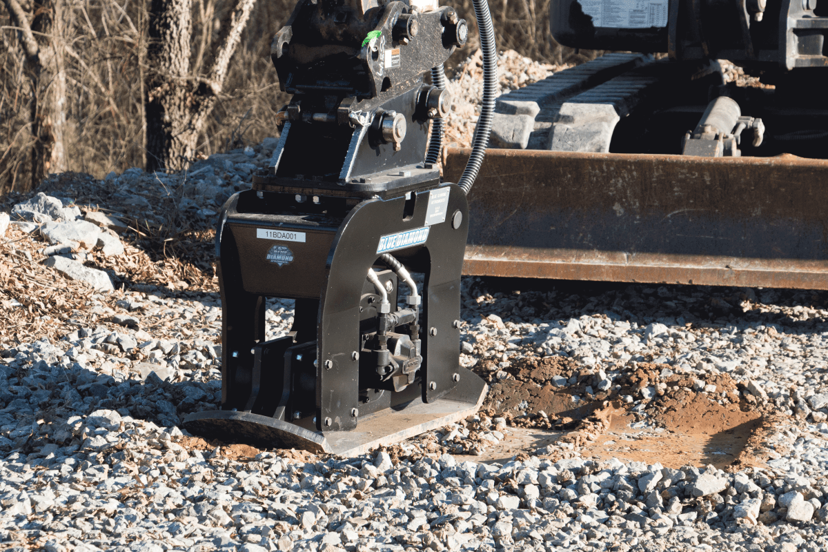 Excavator Plate Compactor | Skid Steer Compactor | Backhoe Attachment ...