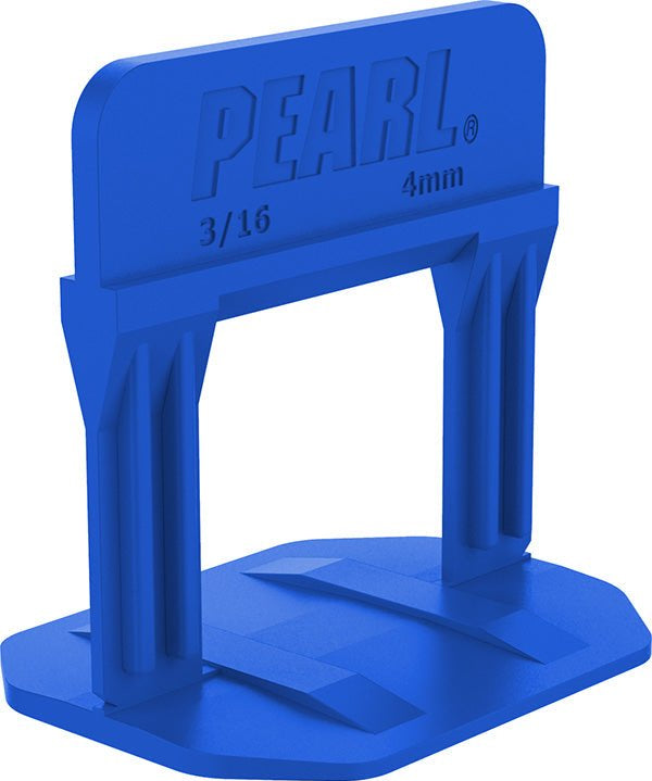PLS Blue Leveling Clips 3/16" - Pearl Abrasive