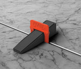 PLS Red Leveling Clips 1/8" Pearl Abrasive