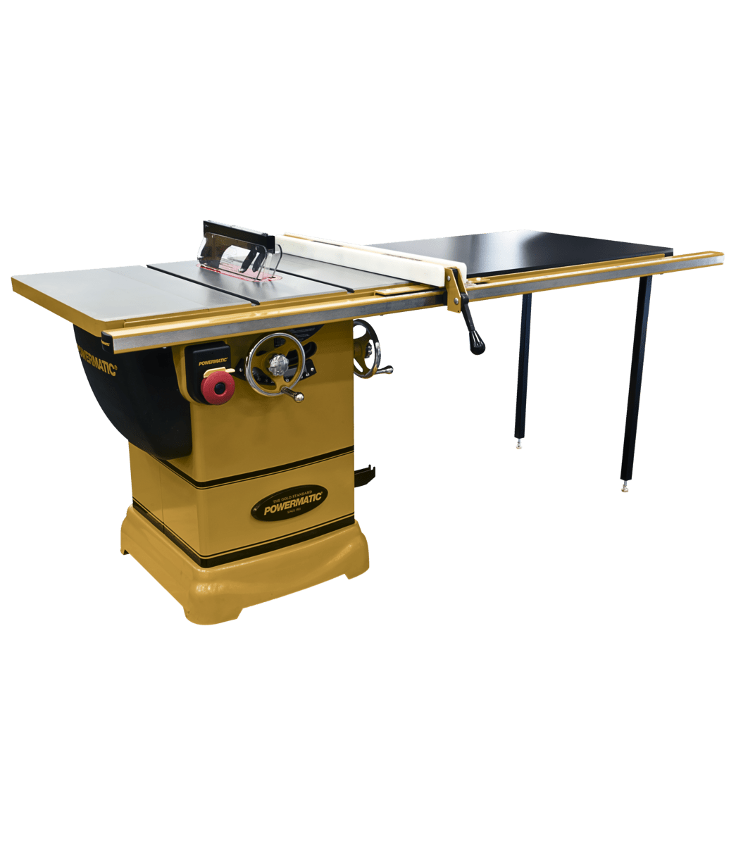 PM1000, 1-3/4HP 1PH Table Saw, w/ 52" Accu-Fence System - Powermatic