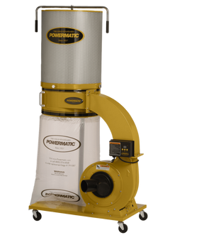 PM1300TX-CK Dust Collector, 1.75HP 1PH 115/230V, 2-Micron Canister Kit Powermatic
