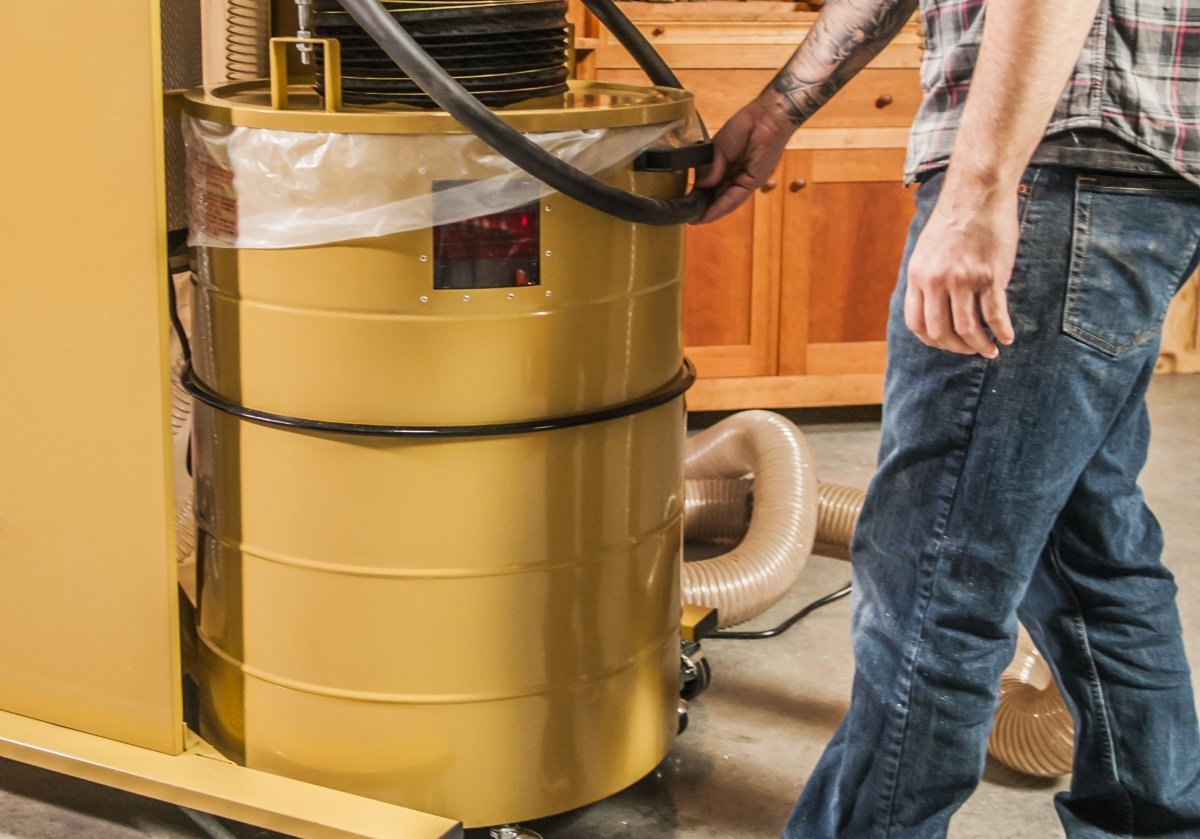 PM2200 Cyclonic Dust Collector - with HEPA Filter Kit Powermatic
