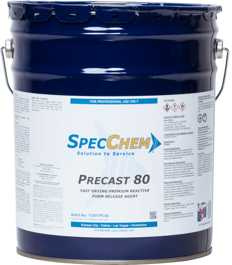 Precast 80 - Fast-Drying Premium Reactive Form Release SpecChem