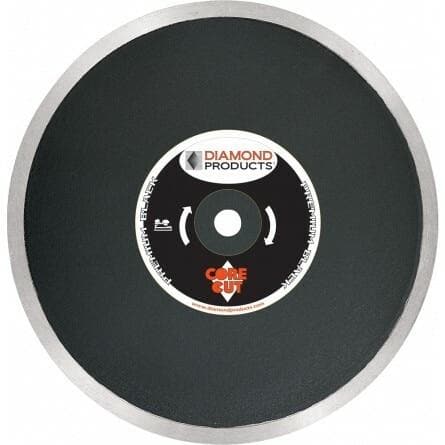 Premium Black Continuous Rim Tile Diamond Blades 12361 Diamond Products 4"