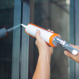 Premium Siliconized Caulk Sealant 300 ml (10.1 FL Oz.) White - Case of 12 Kraken Bond