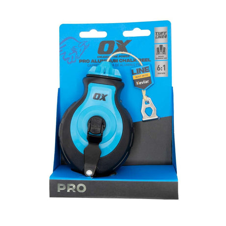 Pro Kevlar¨ Line Aluminum Chalk Reel Ox Tools
