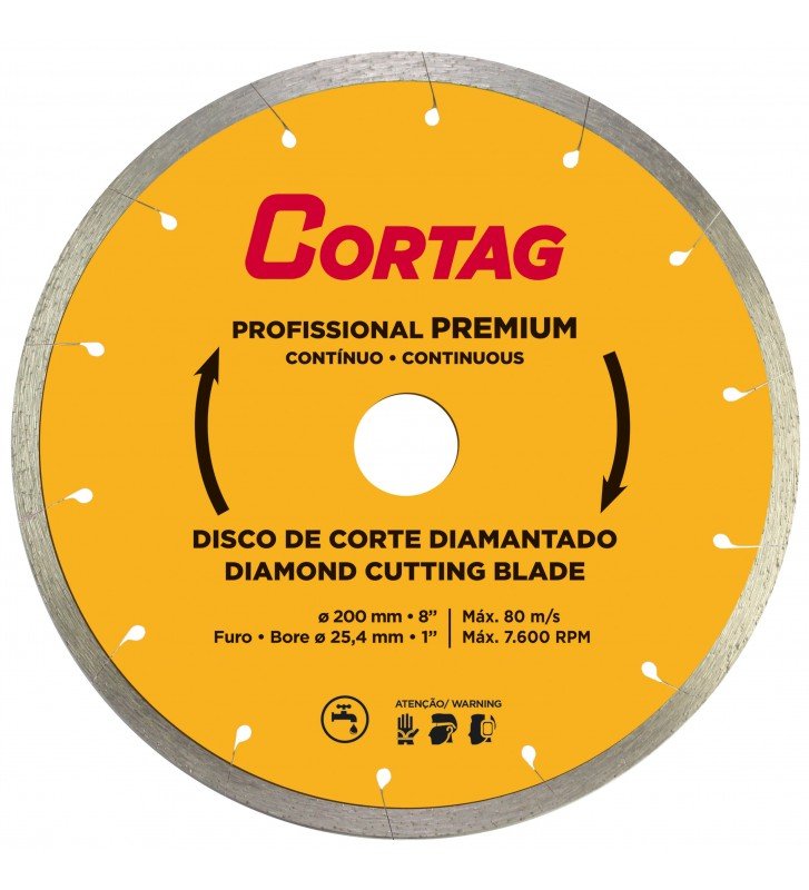 Professional Premium 8" Diamond Blade - Cortag