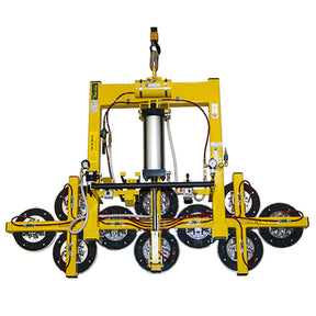 Wood's Powr-Grip PT1010TAIR Compressed-Air Vacuum Tilter 97106 Wood's Powr-Grip 60-¾ x 90-¾" [154 x 230 cm] max pad spread. Air