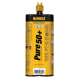 PURE50+™ - 12 per Order RAW8605 DeWalt PURE50+ 21 FL. OZ. CARTRIDGE