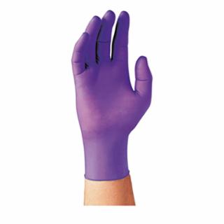 Purple Nitrile™ Disposable Exam Gloves, Beaded Cuff, Unlined - 100 per Order - Kimtech