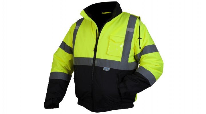 Pyramex Class 3 Hi-Vis Lime Jacket - RJ3210 Series Type R Pyramex