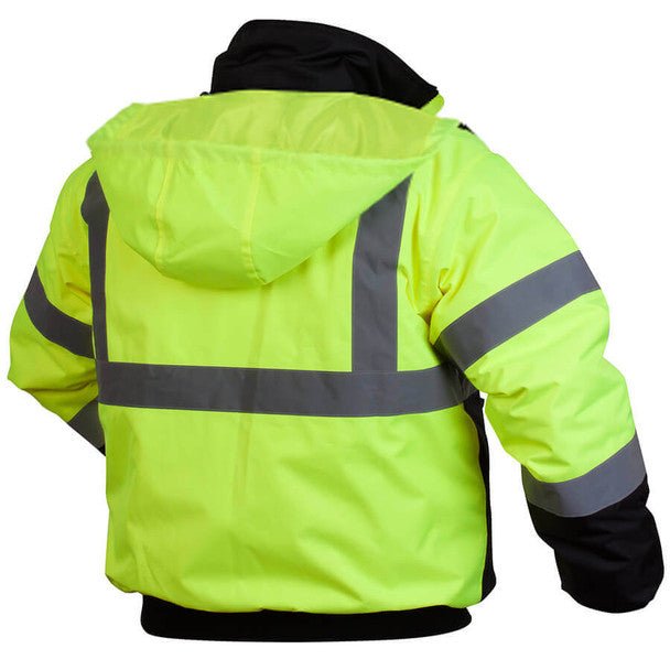 Pyramex Class 3 Hi-Vis Lime Jacket - RJ3210 Series Type R Pyramex