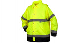 Pyramex Hi-Vis Rainwear Jacket (Pack of 2) Pyramex