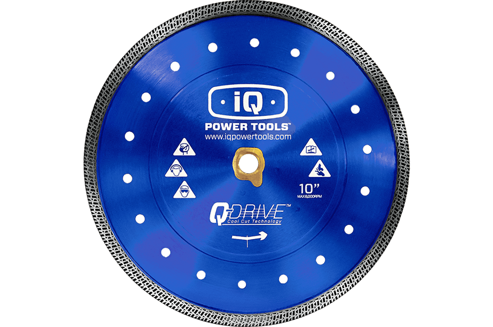 Q-Drive Blade 10" Marble Blade - IQ Power Tools