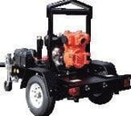 QP4TKT28 Diesel Pump on Trailer Multiquip
