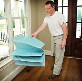 Quick Drop™ Folding Mat Drop Cloth - Pack of 4 | Foldable Drop Cloth