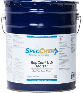 RepCon® UW Mortar Fiber-Reinforced Underwater Hand Pack Repair Mortar SpecChem