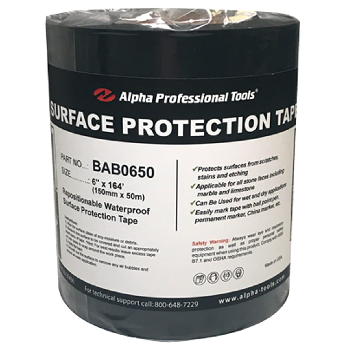 Reposition-able Waterproof Surface Protection Tape - Alpha Tools
