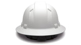 Ridgeline Full Brim Hard Hat- graphite white Pyramex