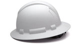Ridgeline Full Brim Hard Hat- graphite white HP54116 Pyramex singles