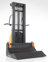 Roll Material Transporter with DC Powered Lift Feature Vestil