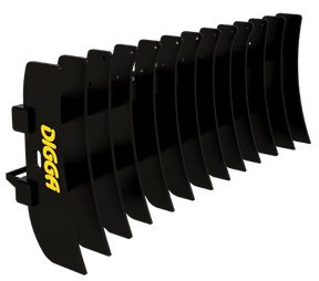Root Rake For Skid Steer / Tracked Loaders & 3-10T Excavators SR-000044 Digga Skid Steer (84") 84" Root Rake ONLY