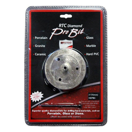 RTC Porcelain Pro Drill Bits HSPB3 RTC Products 3"