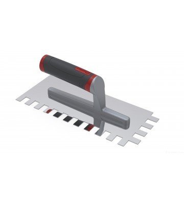 Rubber Open Handle Notched Trowel (Pack of 5) 60232 Cortag 11in - 12 x 19 / 1/2 x 3/4 in