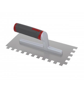 Rubber Open Handle Notched Trowel (Pack of 5) 61815 Cortag 11in. - 12 x 12 - 1/2" x 1/2"