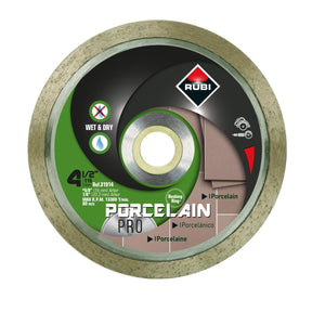 Rubi Porcelain Cutting Pro Diamond blade 31914 Rubi Tools 4 1/2"