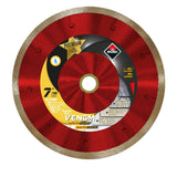 Rubi Venom Dry/Wet Blade for Natural Stone 31960 Rubi Tools BLADE VENOM WET 7"