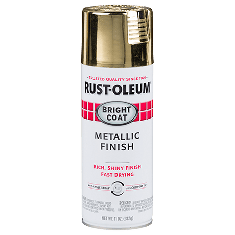 Rust-Oleum Bright Coat Spray Paint - 6 Count 7710830 Rust-Oleum Gold