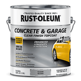 Rust-Oleum Concrete And Garage Floor Paint Floor Topcoat - Gallon (2 Count) 320202 Rust-Oleum Gloss Clear Finish