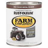 Rust-Oleum Farm & Implement Primer 280151 Rust-Oleum Quart - 2 Count Red Oxide Metal Primer