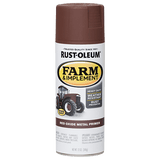 Rust-Oleum Farm & Implement Primer 280137 Rust-Oleum 12 oz. Spray - 6 Count Red Oxide Metal Primer
