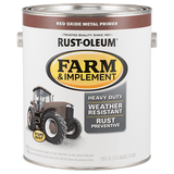 Rust-Oleum Farm & Implement Primer 280171 Rust-Oleum Gallon - 2 Count Red Oxide Metal Primer