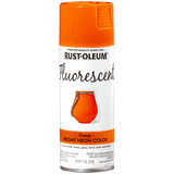 Rust-Oleum Fluorescent Spray - 11oz (6 Count) 342568 Rust-Oleum Fluorescent Orange