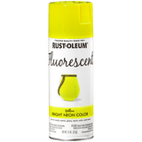 Rust-Oleum Fluorescent Spray - 11oz (6 Count) 342571 Rust-Oleum Fluorescent Yellow