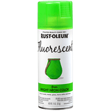 Rust-Oleum Fluorescent Spray - 11oz (6 Count) 342417 Rust-Oleum Fluorescent Green