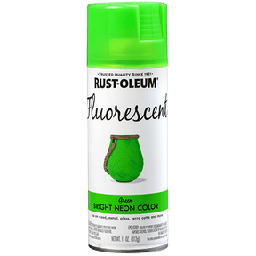 Rust-Oleum Fluorescent Spray - 11oz (6 Count) 342417 Rust-Oleum Fluorescent Green