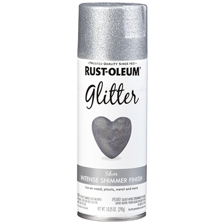 Rust-oleum Glitter Spray Paint (6 Count) 301814 Rust-Oleum Silver