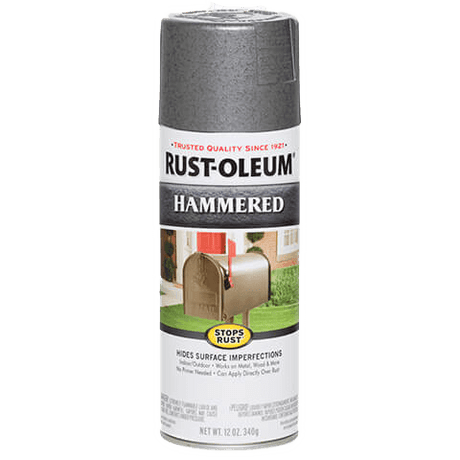 Rust-Oleum Hammered Spray Paint - 12oz (6 Count) 7214830 Rust-Oleum Gray