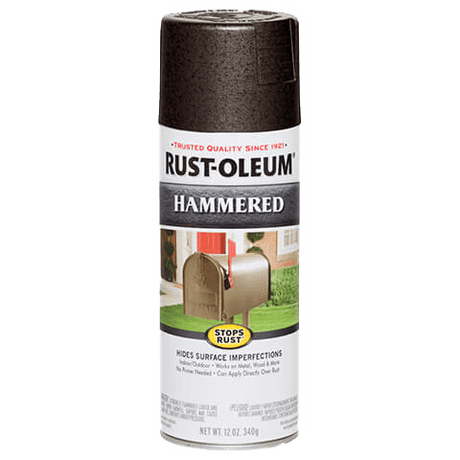 Rust-Oleum Hammered Spray Paint - 12oz (6 Count) 7218830 Rust-Oleum Dark Bronze