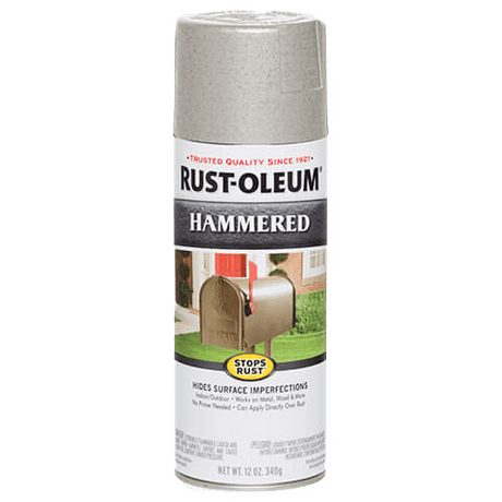 Rust-Oleum Hammered Spray Paint - 12oz (6 Count) 248072 Rust-Oleum White Hammered