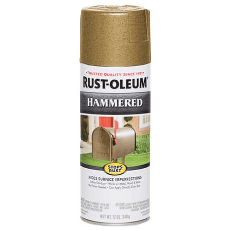 Rust-Oleum Hammered Spray Paint - 12oz (6 Count) 7210830 Rust-Oleum Gold Rush