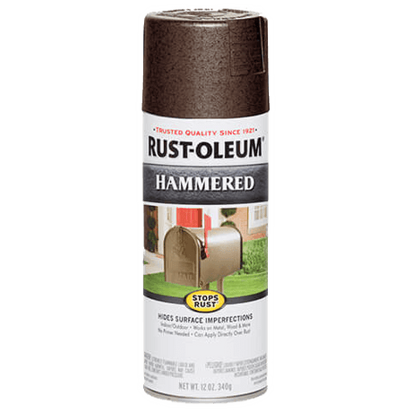 Rust-Oleum Hammered Spray Paint - 12oz (6 Count) 210880 Rust-Oleum Brown
