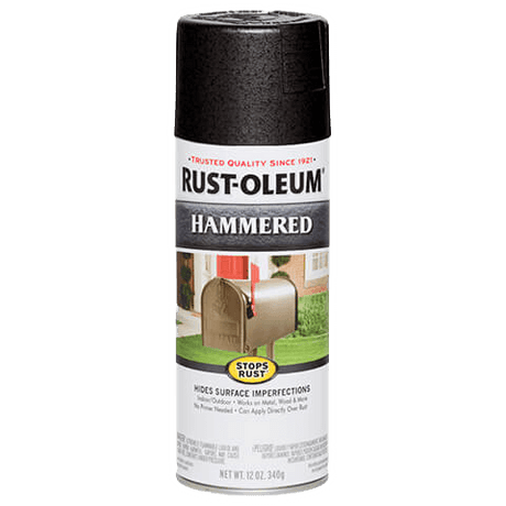 Rust-Oleum Hammered Spray Paint - 12oz (6 Count) 7215830 Rust-Oleum Black