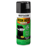 Rust-Oleum High Heat Ultra - 12oz Spray (6 Count) 241169 Rust-Oleum Semi-Gloss Black