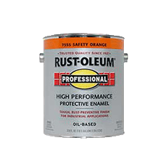 Rust-Oleum High Performance Protective Enamel - Gallon (2 Count) 7555402 Rust-Oleum Safety Orange